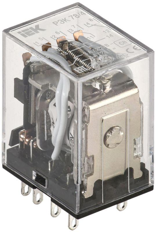 реле рэк 78-4 3а 12в dc iek rrp20-4-03-012d с доставкой по МСК, категория реле коммутационное
