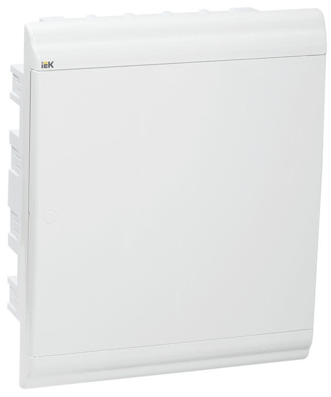 бокс щрв-п-24 мод. встраив. пластик ip41 prime бел. дверь iek mkp82-v-24-wd-41-10 с доставкой по МСК, категория щиток распределительный малогабаритный