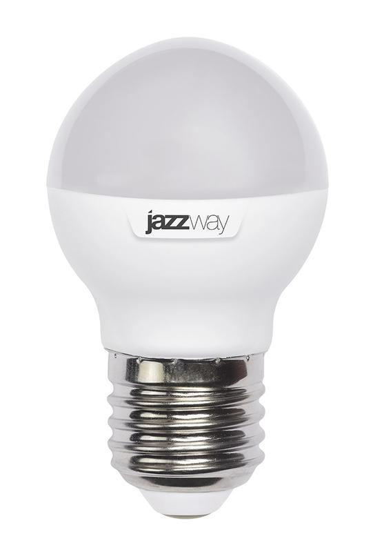 лампа светодиодная pled-sp 9вт g45 шар 3000к тепл. бел. e27 820лм 230в jazzway 2859631a с доставкой по МСК, категория лампа светодиодная