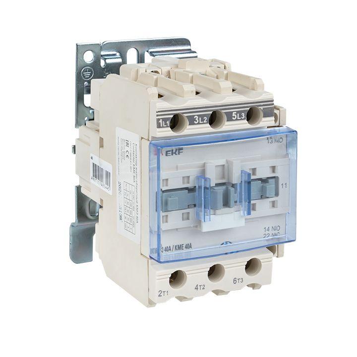 контактор кмэ 40а кат. 220в ac 1но+1нз ekf ctr-s-40-220 с доставкой по МСК, категория контактор