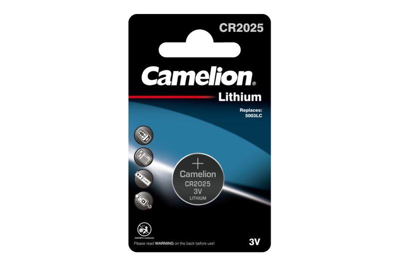 элемент питания литиевый cr2025 bl-1 (блист.1шт) camelion 3067 с доставкой по МСК, категория гальванический элемент