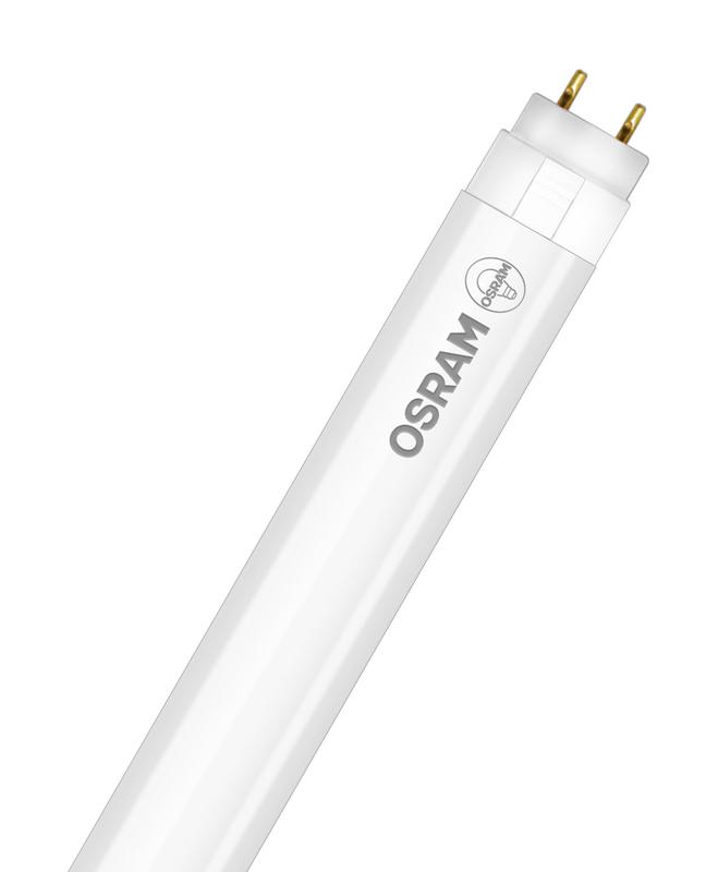 лампа светодиодная substitube basic t8 18w/865 18вт t8 линейная 6500к холод. бел. g13 1600лм 220-240в 1200мм двухсторон. прям. вкл. (замена 36вт) osram 4058075377561 с доставкой по МСК, категория лампа светодиодная