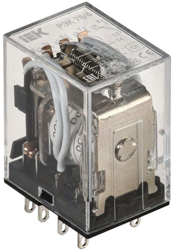 реле рэк 78-4 3а 24в dc iek rrp20-4-03-024d с доставкой по МСК, категория реле коммутационное