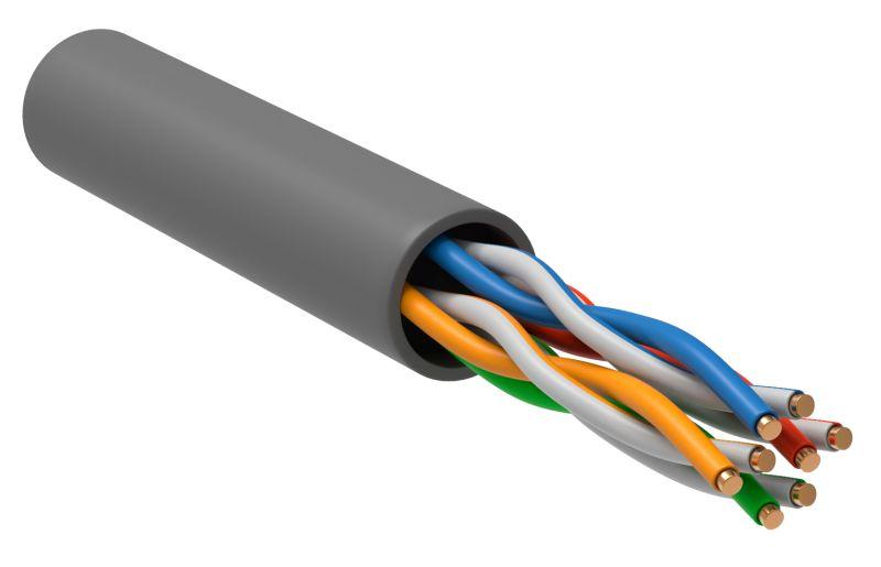 кабель витая пара u/utp кат.5 4х2х24awg solid cca pvc сер. (м) generica bc1-c504-111-305-g с доставкой по МСК, категория кабель для связи и передачи данных