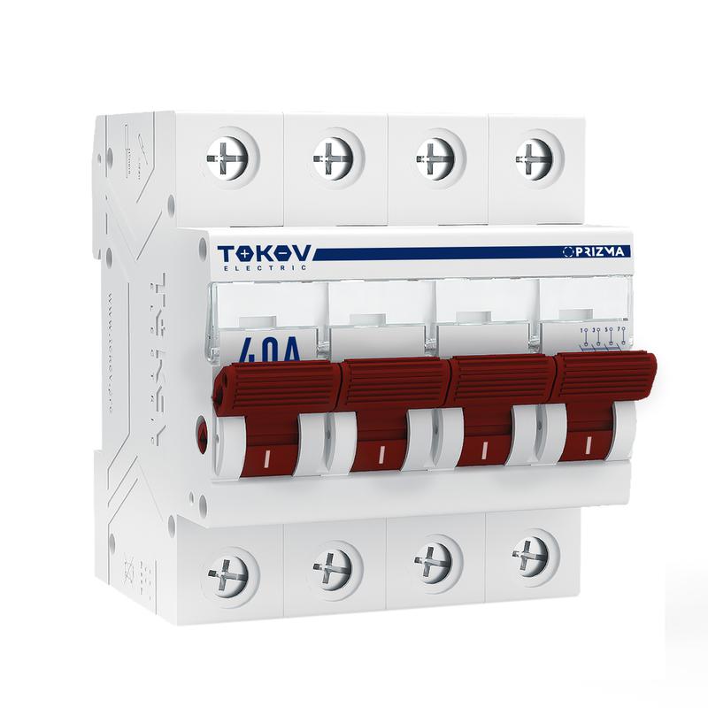 выключатель нагрузки модульный 4п 40а tokov electric tke-pz60-mdsi-4-40 с доставкой по МСК, категория выключатель/переключатель модульный для распределительного щита