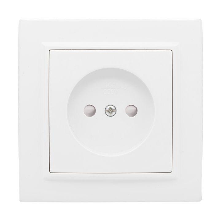 розетка 1-м сп минск 10а ip20 без заземл. защ. шторки бел. basic ekf err10-022-100 с доставкой по МСК, категория розетка штепсельная
