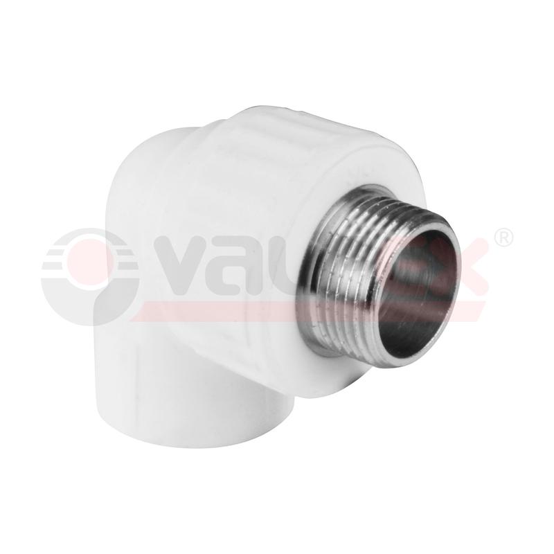 угольник переходной с наружной резьбой 20х1/2дюйм (125/25) valfex 10126020 с доставкой по МСК, категория соединитель труб на 2 присоединения