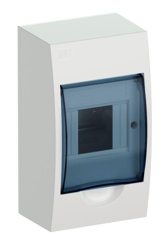 корпус щрн-п-4 krepta 3 ip41 навесной пластик. бел. iek mkp12-n-04-40-20 с доставкой по МСК, категория щиток распределительный малогабаритный