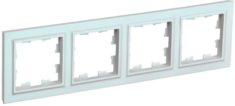 рамка 4-м brite ру-4-брж жемчуж. iek br-m42-k36 с доставкой по МСК, категория рамка декоративная для электроустановочных устройств
