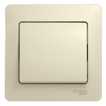 выключатель 1-кл. сп glossa 10а ip20 (сх. 1) 10ax в сборе беж. se gsl000212 с доставкой по МСК, категория выключатели, переключатели