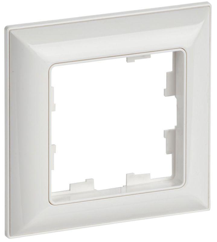 рамка 1-м brite ру-1-бр бел./бел. iek br-m12-12-k01 с доставкой по МСК, категория рамка декоративная для электроустановочных устройств