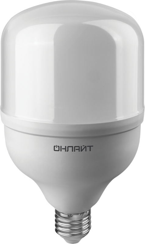 лампа светодиодная высокомощная 82 903 oll-t100-40-230-865-e27e40 40вт 6500к холод. бел. e27/e40 3200лм 176-264в онлайт 82903 с доставкой по МСК, категория лампа светодиодная