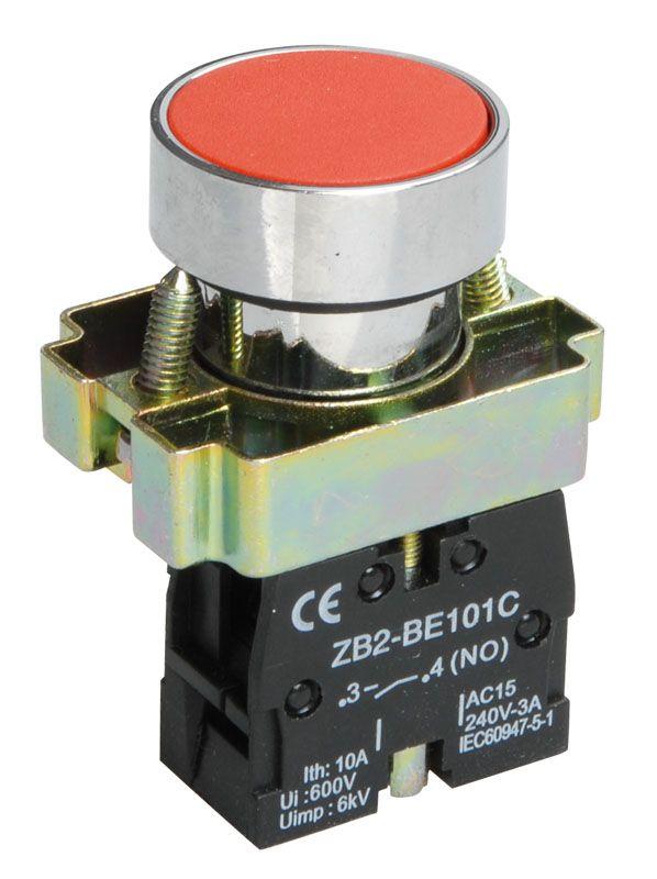 кнопка lay5-ba41 без подсветки красн. 1з iek bbt60-ba-k04 с доставкой по МСК, категория кнопка нажимная в сборе