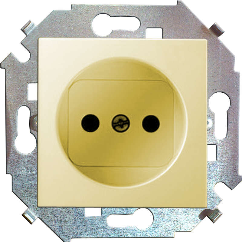 розетка 1-м сп simon 15 16а ip20 250в без заземл. защ. шторки винтов. клеммы механизм сл. кость simon 1591444-031 с доставкой по МСК, категория розетка штепсельная