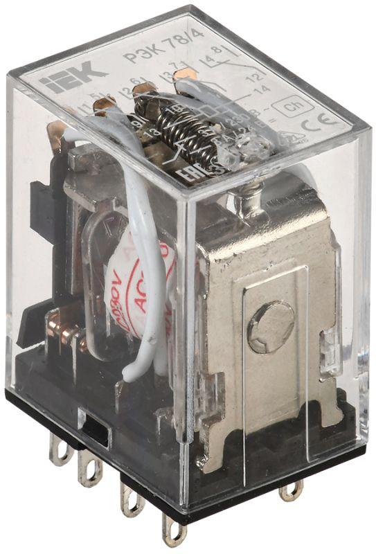 реле рэк 78-4 3а 220в ac iek rrp20-4-03-220a с доставкой по МСК, категория реле коммутационное