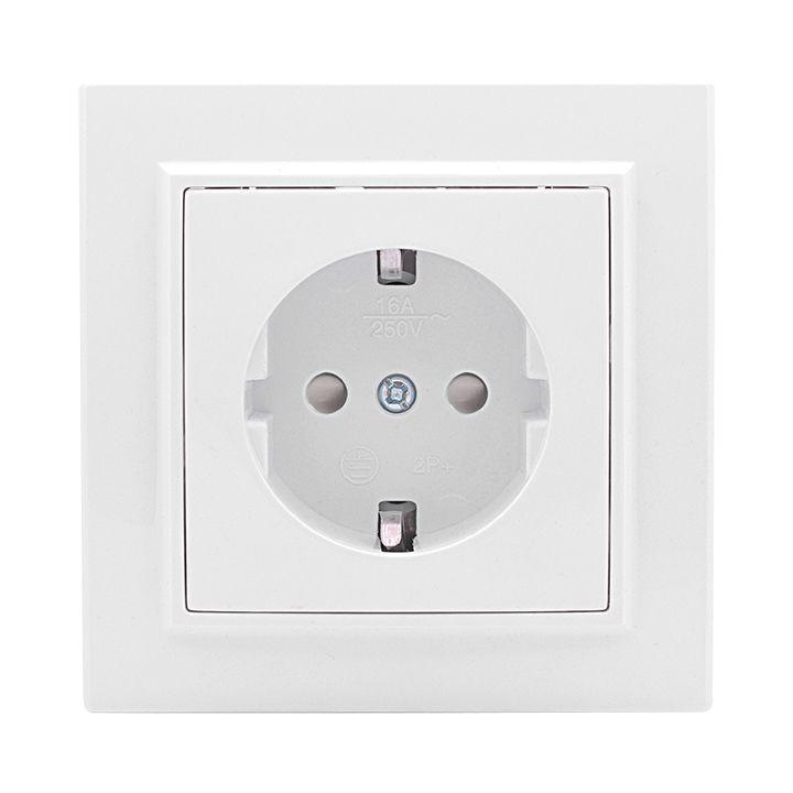 розетка 1-м сп минск 16а ip20 с заземл. защ. шторки бел. basic ekf err16-028-100 с доставкой по МСК, категория розетка штепсельная