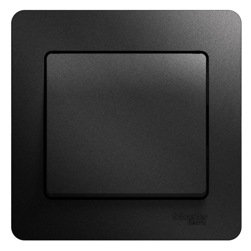 выключатель 1-кл. сп glossa 10а ip20 (сх. 1) 10ax в сборе антрацит se gsl000712 с доставкой по МСК, категория выключатели, переключатели