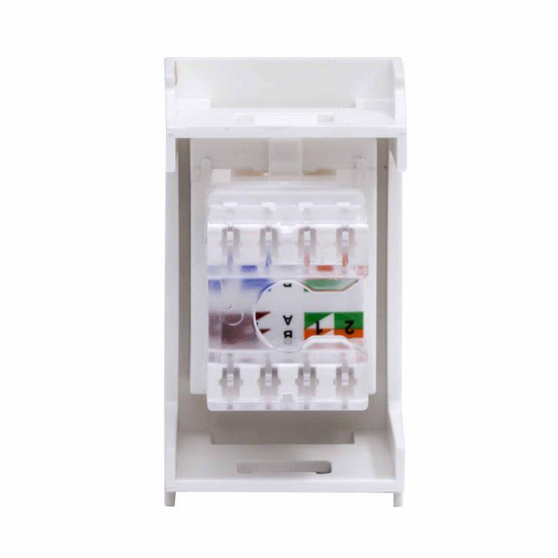 розетка компьютерная 1-м 1мод. viva rj45 кат.5e бел. dkc 45038 с доставкой по МСК, категория розетка медная коммуникационная (витая пара)