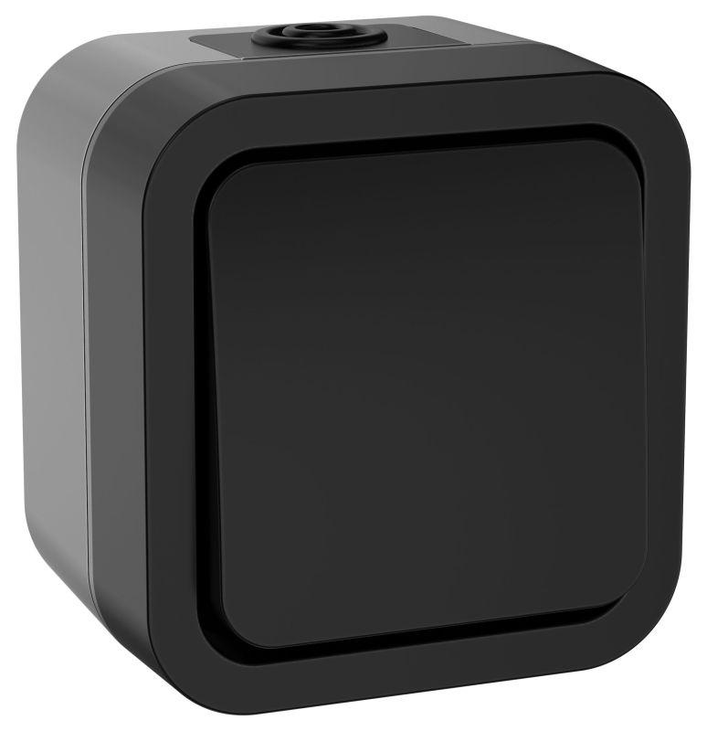 выключатель кнопочный 1-кл. оп tors ts110 10а ip55 графит iek ts-v14-0-10-55-k53 с доставкой по МСК, категория кнопка нажимная
