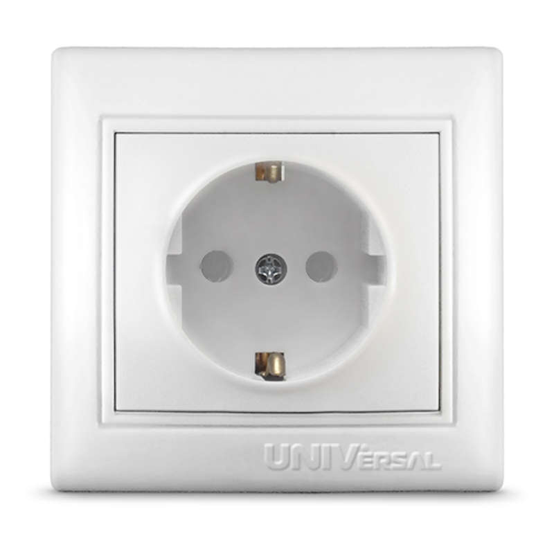 розетка 1-м сп севиль 16а ip32 с заземл. защ. шторки бел. universal с0049 с доставкой по МСК, категория розетка штепсельная