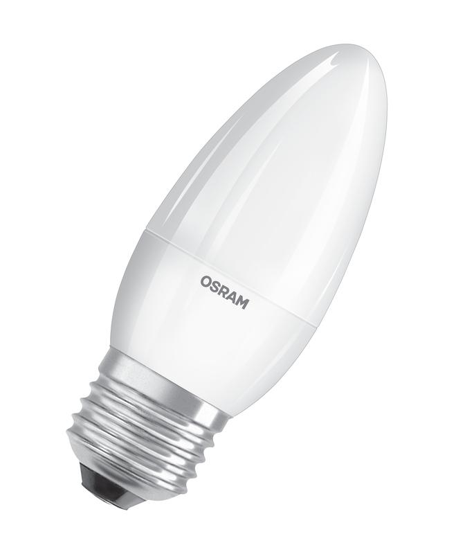 лампа светодиодная led value lvclb75 10sw/830 10вт свеча матовая e27 230в 10х1 ru osram 4058075579538 с доставкой по МСК, категория лампа светодиодная