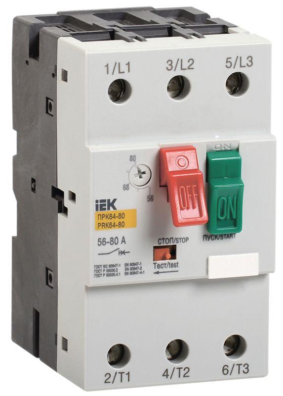 пускатель прк64-40 in=40a ir=25-40a ue 660в iek dms22-40 с доставкой по МСК, категория выключатель автоматический для защиты двигателя