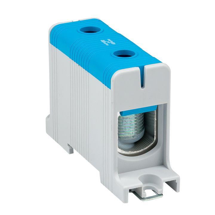 клемма силовая вводная ксв 35-150кв.мм син. ekf plc-kvs-35-150-blue с доставкой по МСК, категория проходная клеммная колодка