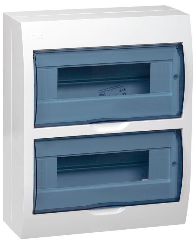 корпус щрн-п-24 krepta 3 ip41 навесной пластик. бел. iek mkp12-n-24-40-10 с доставкой по МСК, категория щиток распределительный малогабаритный
