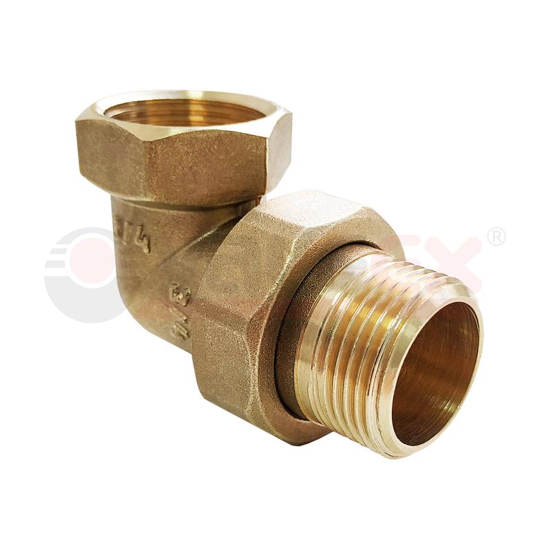 сгон разъемный угловой (американка) вр-нр 1/2дюйм (90/10) valfex vf.098.l.012 с доставкой по МСК, категория соединитель труб на 2 присоединения
