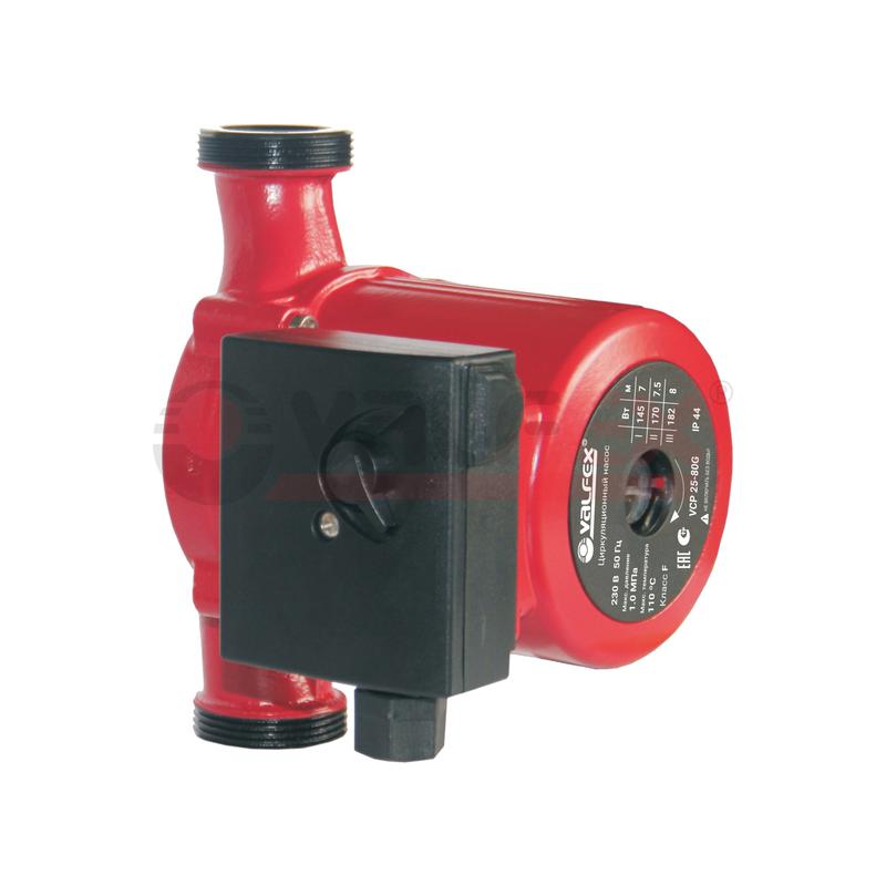 насос циркуляционный vcp 25-80g 180мм (с гайками) (4) valfex rs25/8g-180 с доставкой по МСК, категория насос