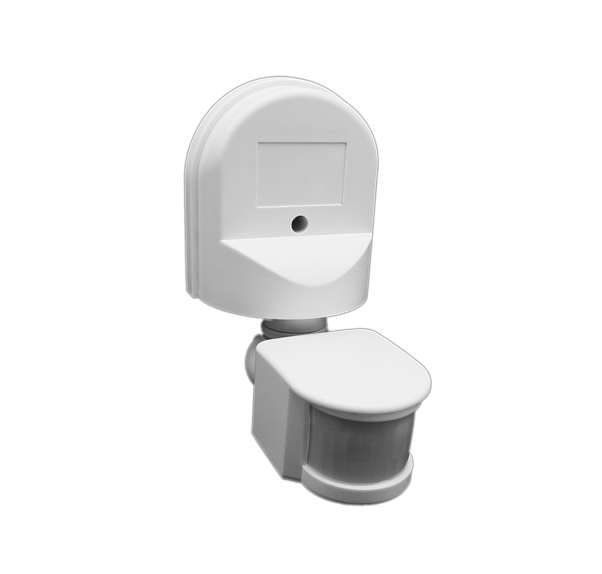датчик движения pms-ir 008 1200вт 180град. 12м ip44 wh jazzway 5012899 с доставкой по МСК, категория датчик движения комплектный