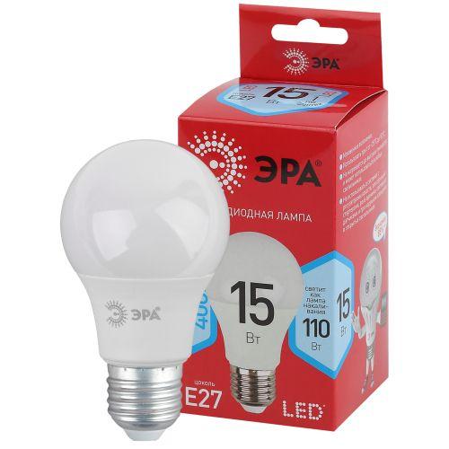 лампа светодиодная red line led a60-15w-840-e27 r 15вт a60 груша 4000к нейтр. бел. e27 эра б0046356 с доставкой по МСК, категория лампа светодиодная