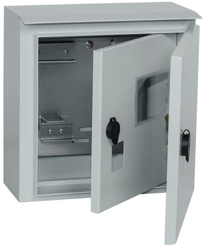 корпус металлический щу 1/1-1 (310х300х150мм) у1 ip66 titan iek mkm51-n-04-54 с доставкой по МСК, категория щиток учета пустотелый