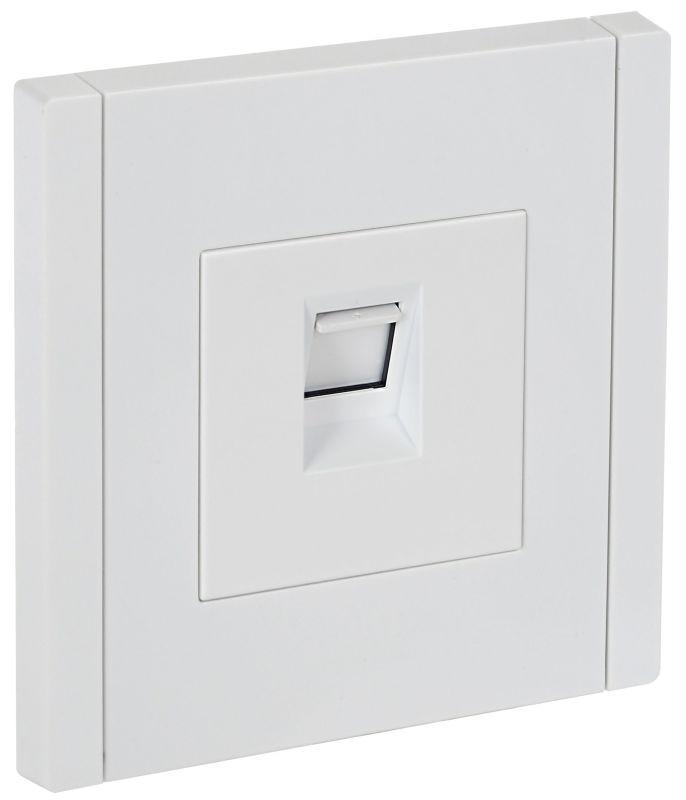 розетка компьютерная rj45 кат.5e forte&piano fp232 бел. iek fp-k10-1-k01 с доставкой по МСК, категория розетка медная коммуникационная (витая пара)