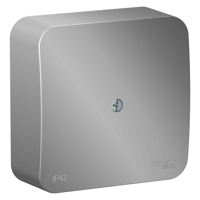 коробка распределительная оп blanca ip42 алюм. se blnrk000013 с доставкой по МСК, категория распределительная коробка/корпус для монтажа на стене и на потолке