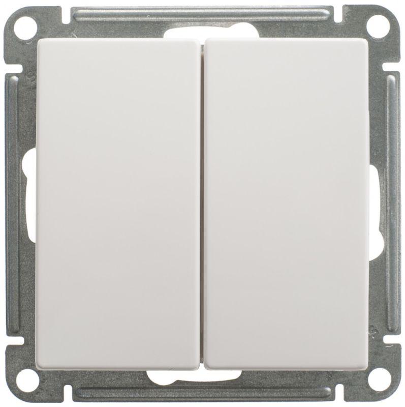 переключатель проходной 2-кл. сп w59 10а ip20 10ax механизм бел. se vs610-256-1-86 с доставкой по МСК, категория выключатели, переключатели