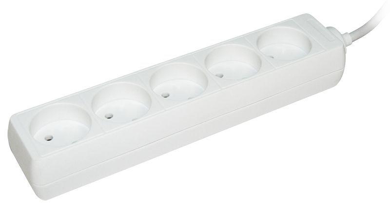 удлинитель 5х5м без заземл. 10а ip20 у5 2p 250в пвс 2х0.75 iek wyp10-06-05-05-n с доставкой по МСК, категория блок розеток, удлинитель