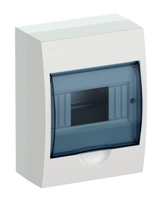 корпус щрн-п-6 krepta 3 ip41 навесной пластик. бел. iek mkp12-n-06-40-20 с доставкой по МСК, категория щиток распределительный малогабаритный