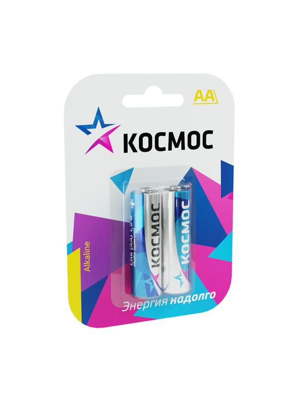 элемент питания алкалиновый aa/lr6 bp-2 (блист.2шт) космос koclr62bl с доставкой по МСК, категория гальванический элемент