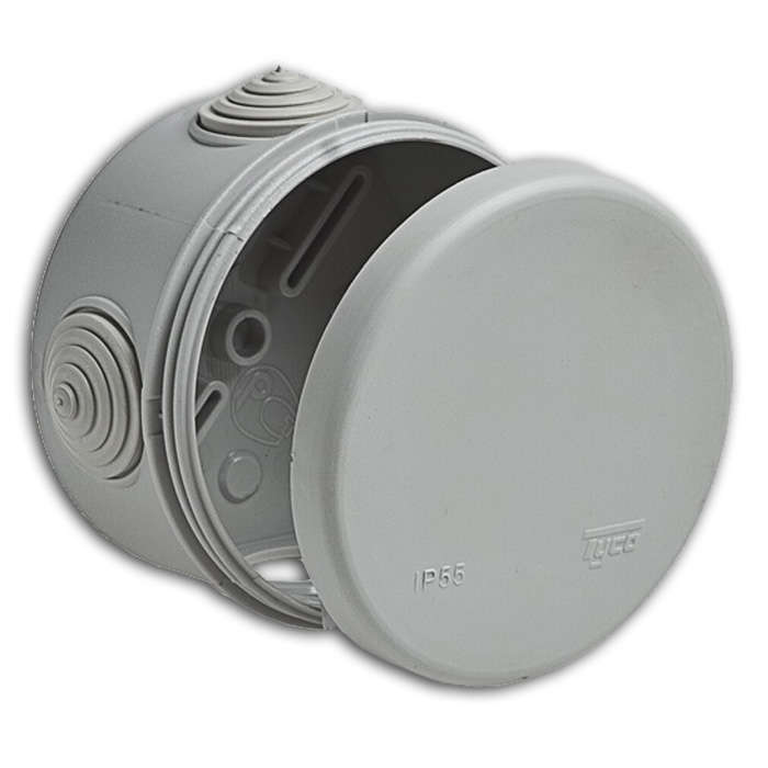 коробка распределительная оп 80х50мм ip55 ruvinil 67025 с доставкой по МСК, категория распределительная коробка/корпус для монтажа на стене и на потолке
