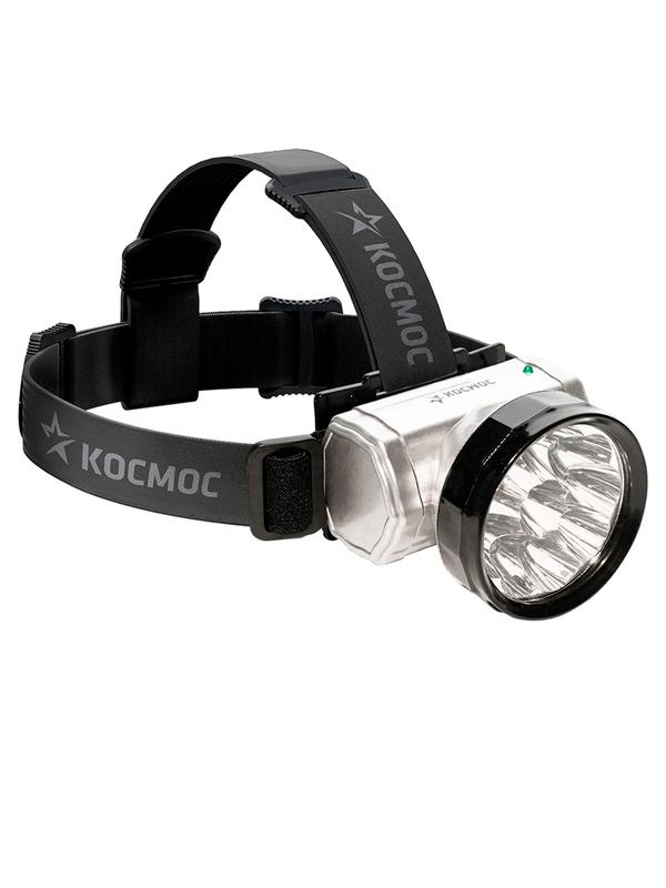 фонарь аккумуляторный налобный accu h10 led 10led аккум. ni-mh 300ма.ч встроен. зу 1.2в космос kocaccuh10led с доставкой по МСК, категория фонарь карманный, ручной электрический