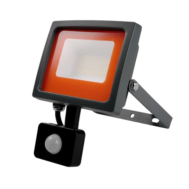 прожектор светодиодный pfl-sc sensor 30вт 6500к ip54 190-260в до закален. матов. стекло jazzway 5001411 с доставкой по МСК, категория светильник направленного света/ прожектор/ даунлайт