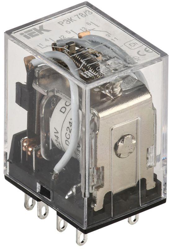 реле рэк 78-3 5а 24в dc iek rrp20-3-05-024d с доставкой по МСК, категория реле коммутационное