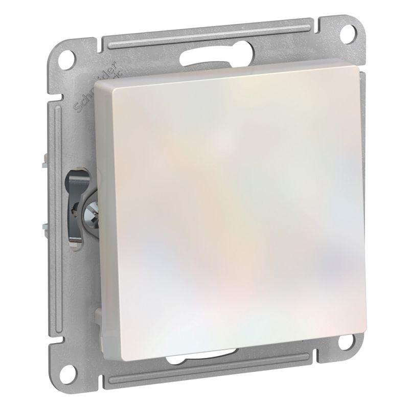 выключатель 1-кл. сп atlasdesign 10а ip20 (сх. 1) 10ax механизм жемчуж. se atn000411 с доставкой по МСК, категория выключатели, переключатели
