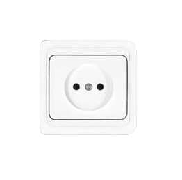 розетка 1-м сп валери 16а ip20 без заземл. бел. universal в0022 с доставкой по МСК, категория розетка штепсельная