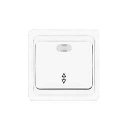 Переключатель проходной 1-кл. СП Валери 10А IP20 с подсветкой бел. UNIVersal В0125 переключатель проходной 1-кл. сп валери 10а ip20 с подсветкой бел. universal в0125 с доставкой по МСК