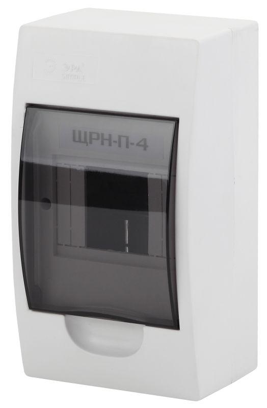 бокс щрн-п-4 мод. навесной пластик ip41 simple no-box_simple-plastic_4_surface эра б0041521 с доставкой по МСК, категория щиток распределительный малогабаритный