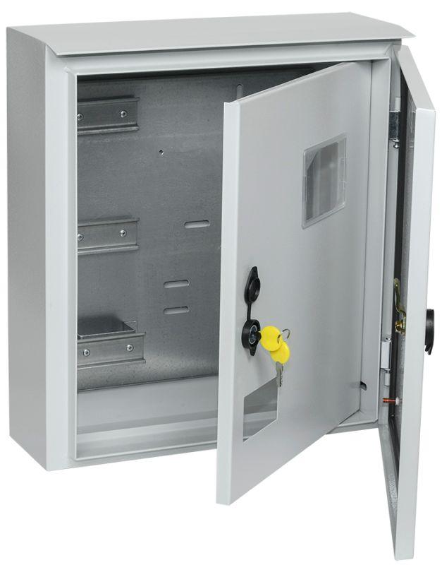 корпус металлический щу 3/1-1 (445х400х150мм) у1 ip66 titan iek mkm51-n-09-54 с доставкой по МСК, категория щиток учета пустотелый