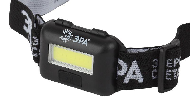 фонарь gb-607 налобный с влагозащитой 3вт cob led extra 3хааа блист. эра б0039620 с доставкой по МСК, категория фонарь карманный, ручной электрический