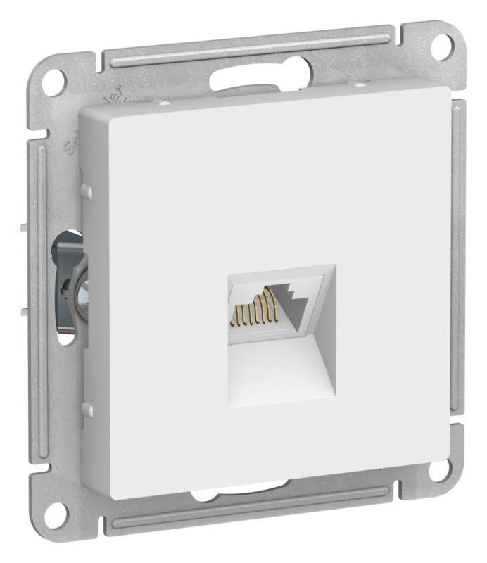 розетка компьютерная atlasdesign rj45 кат.5e механизм лотос se atn001383 с доставкой по МСК, категория розетка медная коммуникационная (витая пара)
